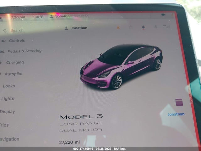 2022 Tesla 3, VIN: 5YJ3E1EB2NF181562