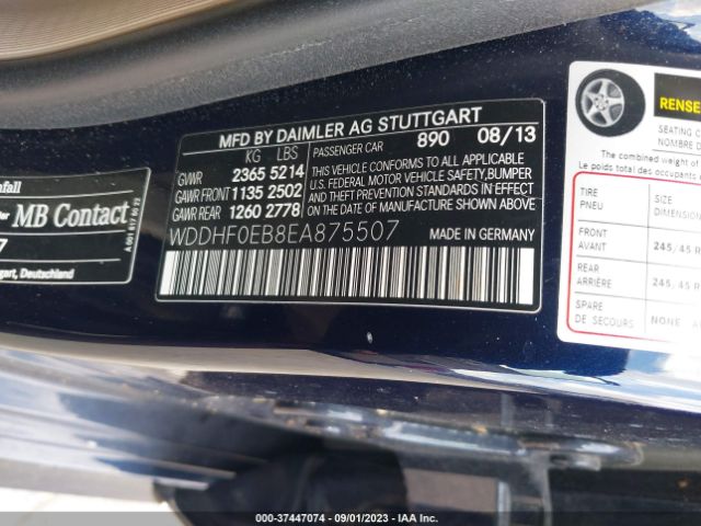 WDDHF0EB8EA875507 Mercedes-Benz E-class E 250 Bluetec