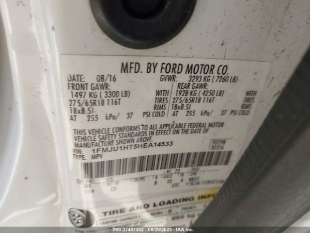 1FMJU1HT5HEA14533 Ford Expedition Xlt/king Ranch