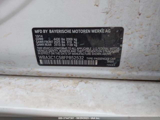WBA3C1C58FP852532 BMW 3 Series 328i