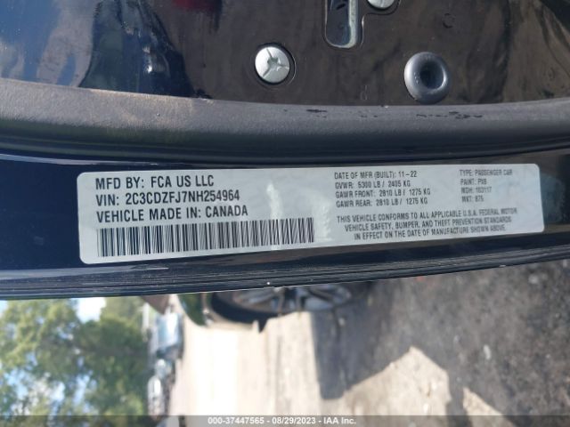 2C3CDZFJ7NH254964 Dodge Challenger R/t Scat Pack