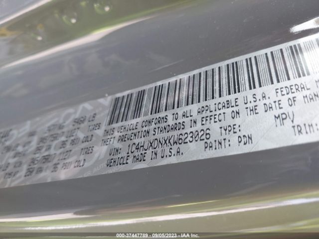 1C4HJXDNXKW623026 Jeep Wrangler Unlimited Sport S