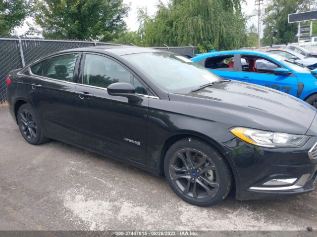 3FA6P0LU6JR128190 Ford Fusion Hybrid Se