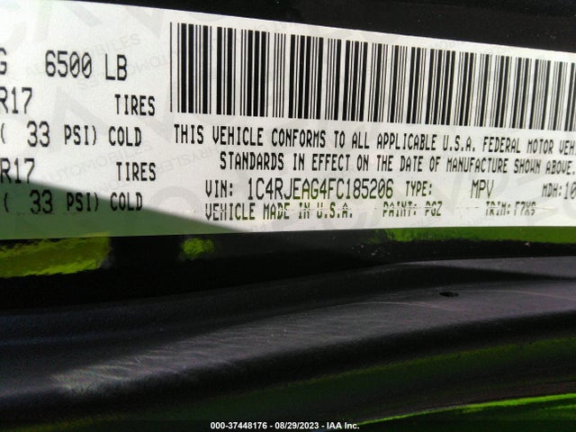 Jeep Grand Cherokee Laredo 2015 1C4RJEAG4FC185206 Image 9