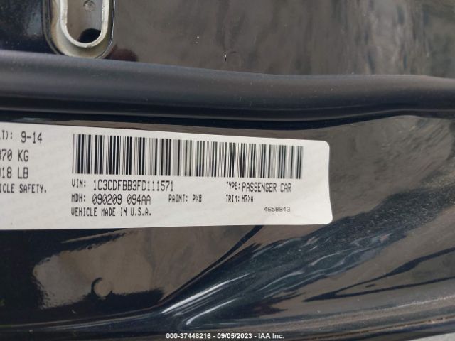 1C3CDFBB3FD111571 Dodge DART SXT