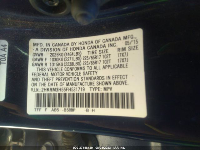 2HKRM3H55FH531719 Honda CR-V EX