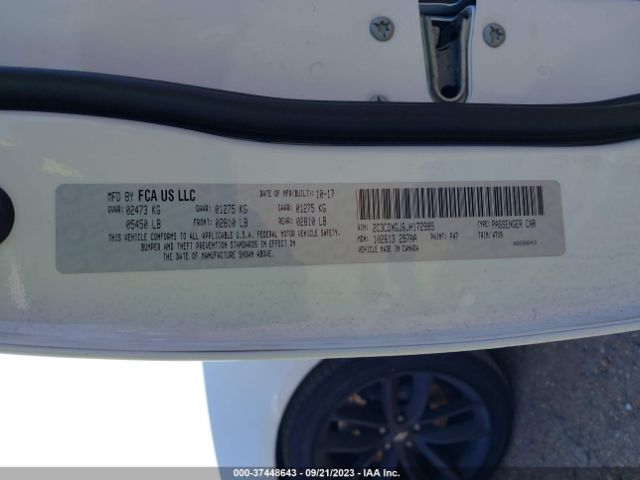 2C3CDXGJ6JH172995 Dodge Charger R/t Scat Pack