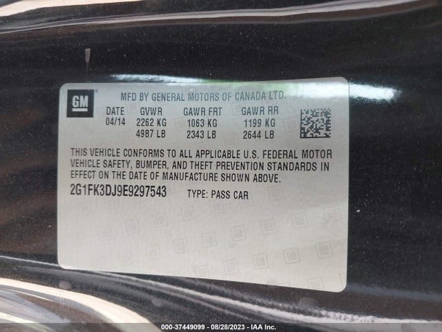 Chevrolet CAMARO 2SS 2014 2G1FK3DJ9E9297543 Image 9