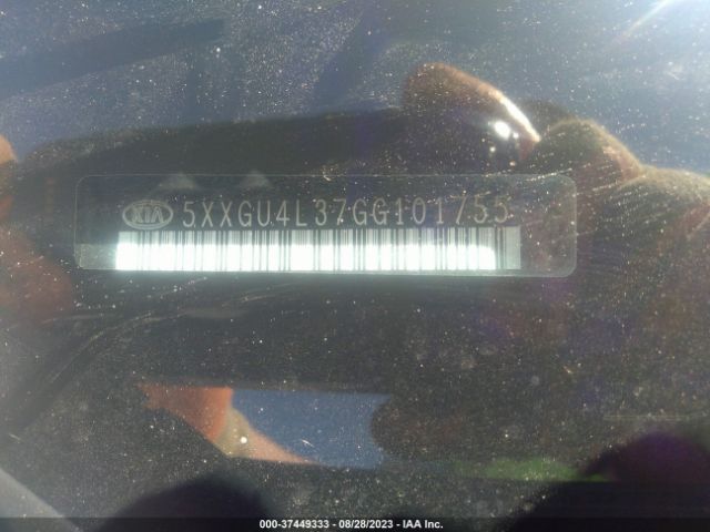 5XXGU4L37GG101755 KIA OPTIMA EX
