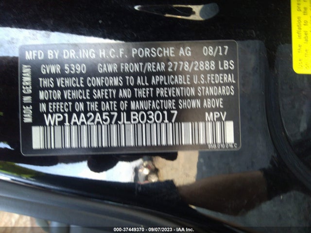 2018 PORSCHE MACAN WP1AA2A57JLB03017 Photo 8