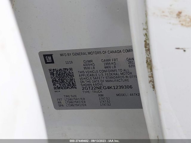 2GT22NEG4K1239306 GMC SIERRA 2500HD