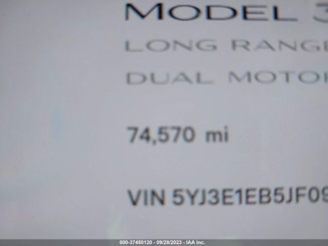 5YJ3E1EB5JF090554 Tesla Model 3 Long Range