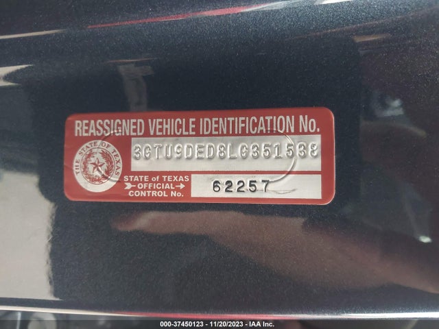 GMC Sierra 1500 Slt 2020 3GTU9DED8LG351538 Image 9