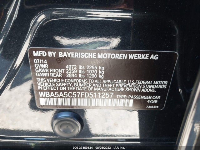 WBA5A5C57FD511257 BMW 528I