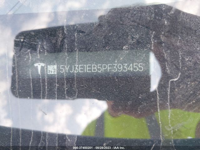 5YJ3E1EB5PF393455 Tesla Model 3 Long Range