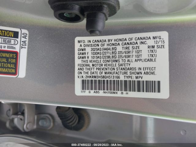 2HKRM3H58GH513166 Honda CR-V EX