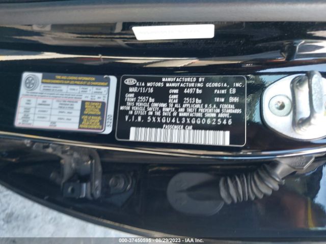 5XXGU4L3XGG062546 KIA OPTIMA EX