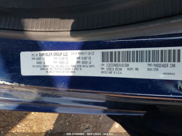 1C3CDZAB5EN161500 Dodge AVENGER SE