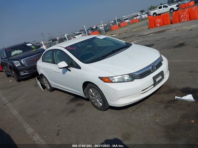 2012 HONDA CIVIC SDN LX VIN: 2HGFB2F55CH608164