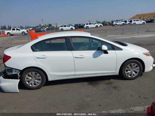 2012 HONDA CIVIC SDN LX VIN: 2HGFB2F55CH608164