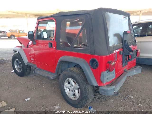 2004 JEEP WRANGLER SPORT VIN: 1J4FA49S24P729272