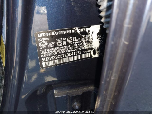 5UXWX9C57E0D41373 BMW X3 Xdrive28i