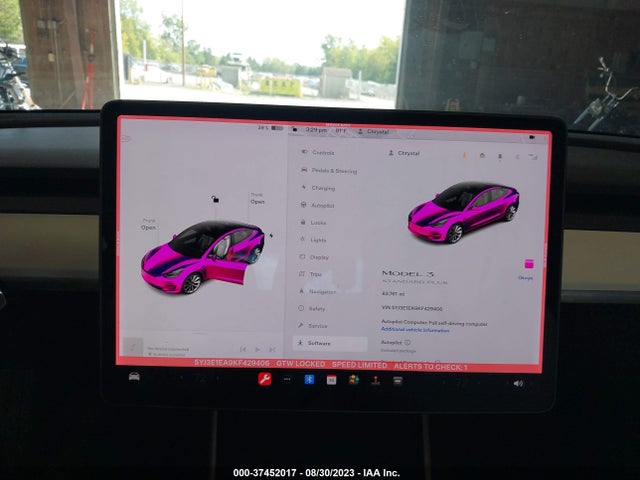 2019 Tesla 3, VIN: 5YJ3E1EA9KF429406