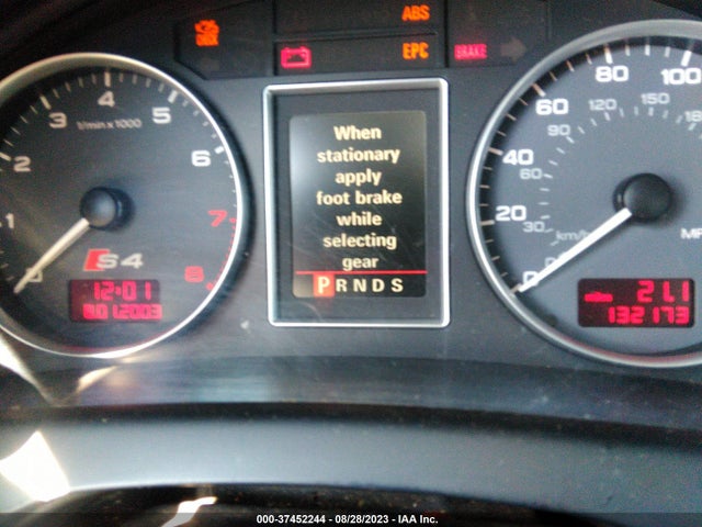 2004 AUDI S4 VIN: WAUPL68EX4A193389