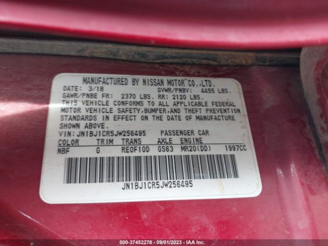 JN1BJ1CR5JW256495 Nissan Rogue Sport S