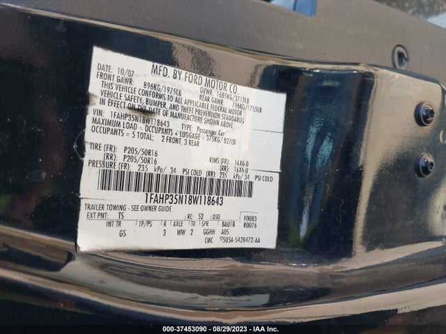 2010 FORD FOCUS SE VIN: 1FAHP3FN3AW109351