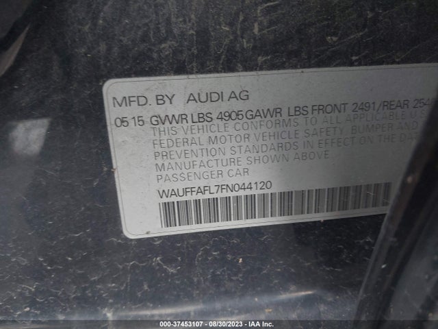 WAUFFAFL7FN044120 Audi A4 Premium Plus