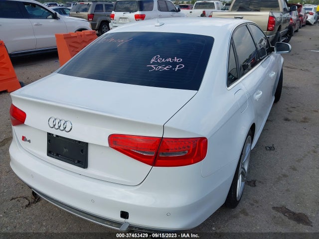 2016 AUDI S4 3.0T PREMIUM PLUS VIN: WAUBGAFL5GA010844