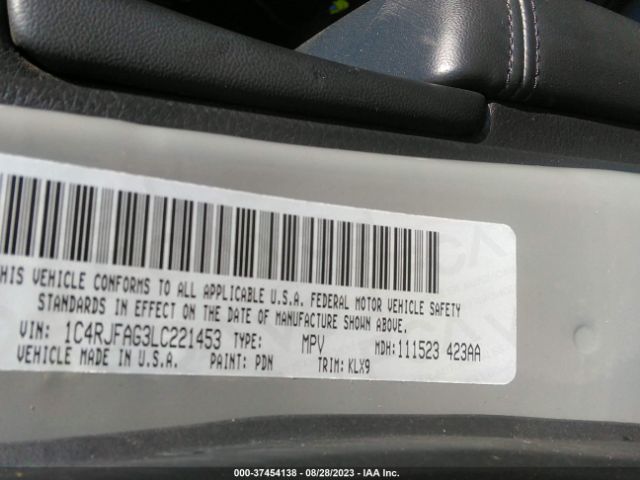 1C4RJFAG3LC221453 Jeep Grand Cherokee Altitude