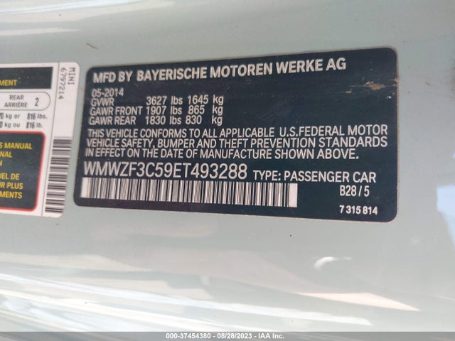 2014 MINI CLUBMAN WMWZF3C59ET493288 Photo 8