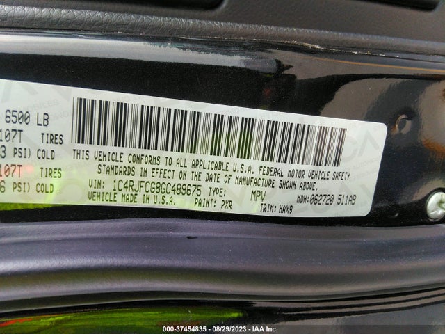 1C4RJFCG8GC489675 Jeep Grand Cherokee High Altitude