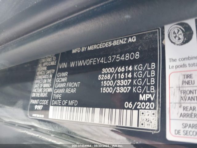 W1WV0FEY4L3754808 Mercedes-Benz METRIS PASSENGER VAN