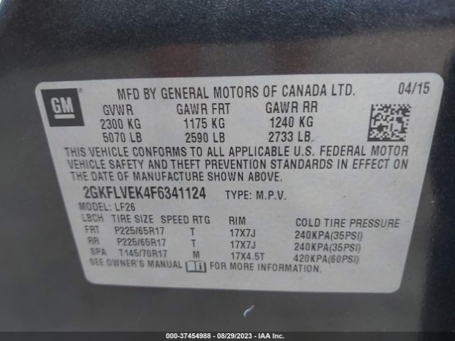 2GKFLVEK4F6341124 GMC Terrain Sle-1
