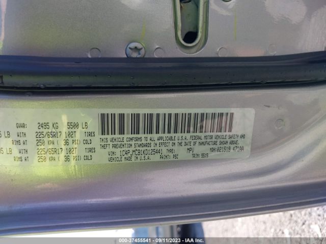 1C4PJMCB1KD125441 Jeep Cherokee Latitude