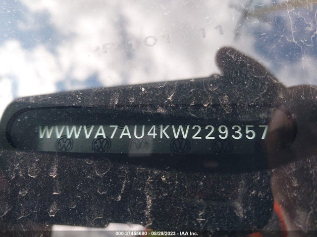 WVWVA7AU4KW229357 Volkswagen Golf R