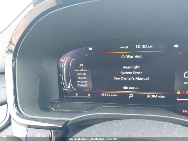 Infiniti QX60 LUXE 2022 аукцион фото