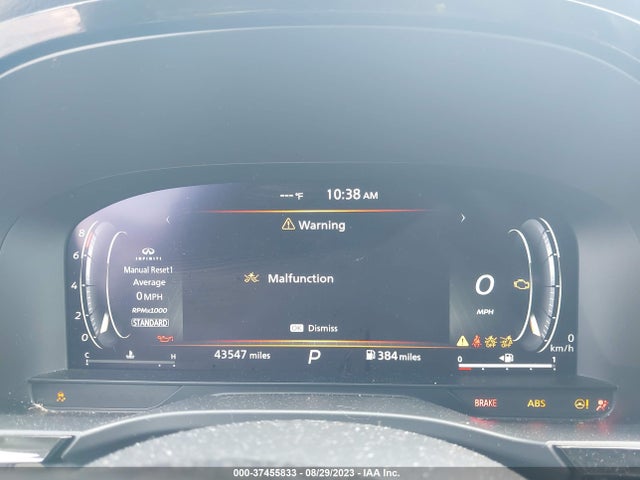 Infiniti QX60 LUXE 2022 аукцион фото