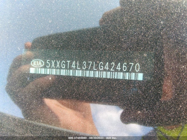 KIA Optima Lx 2020 5XXGT4L37LG424670 Image 9