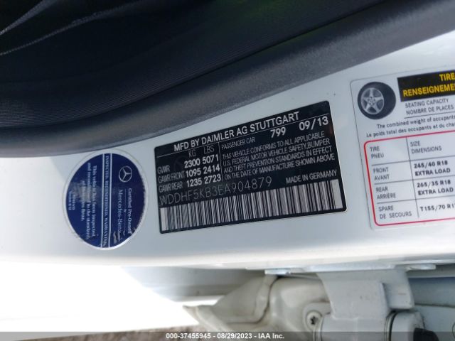 WDDHF5KB3EA904879 Mercedes-Benz E-class E 350