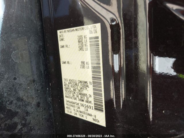 1N4AA6AP1HC365691 Nissan Maxima Platinum