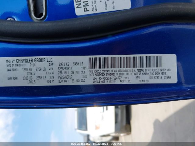 3C4PDCBG4FT524777 Dodge Journey Sxt