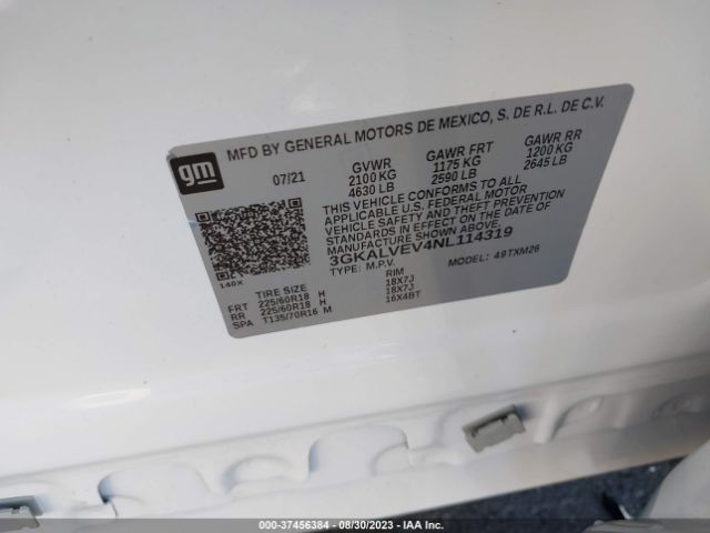 3GKALVEV4NL114319 GMC Terrain Slt