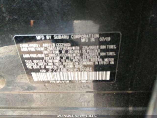 JF2SKAWC8KH576984 Subaru Forester Touring