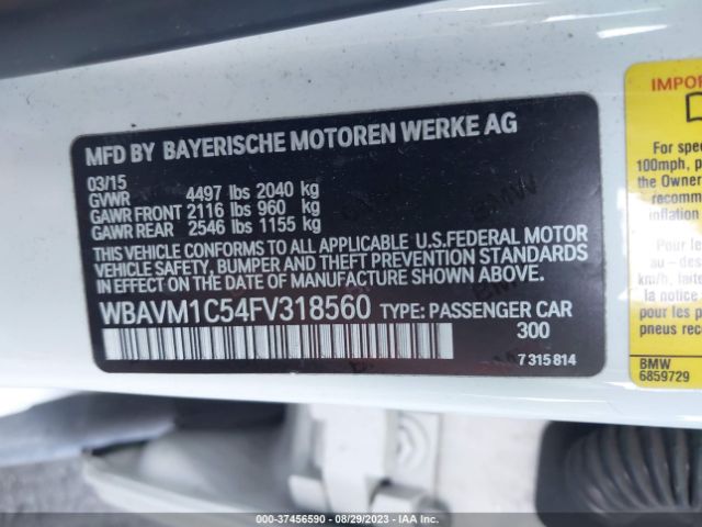 WBAVM1C54FV318560 BMW X1 Sdrive28i