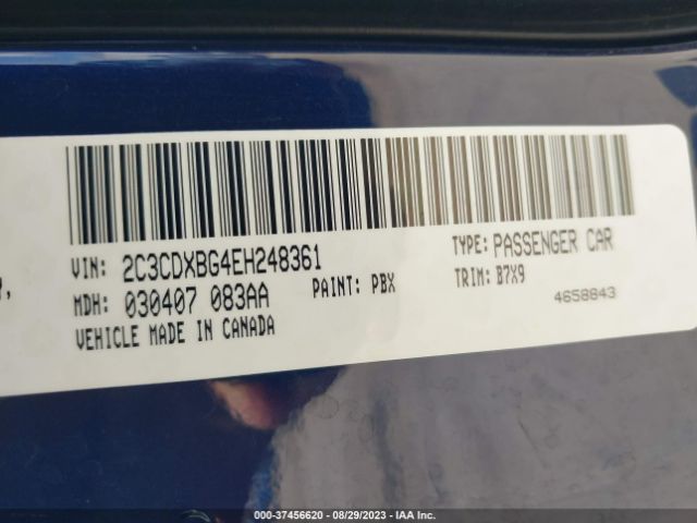 2C3CDXBG4EH248361 Dodge Charger Se