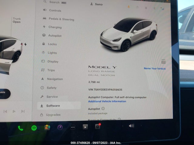 7SAYGDEEXPA059935 Tesla Model Y Long Range